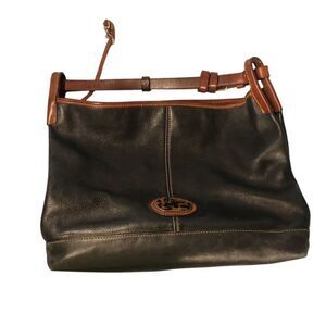 Dooney & Bourke Women's Black Leather Hobo Shoulder Bag